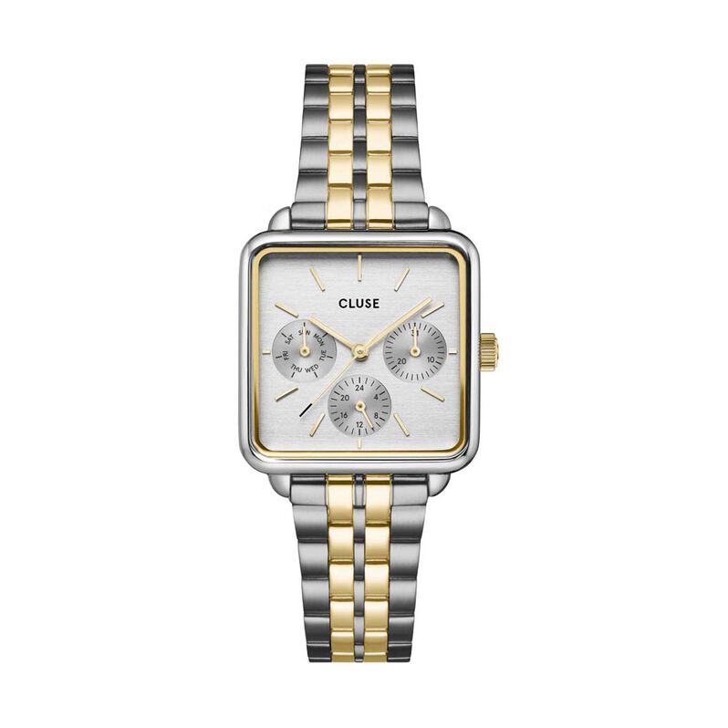 Montre Cluse La Tetragone Multifunction Argenté - Spannringe Damen | OROVIVO