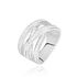 RINA Damen Ring Silber 925 Zirkonia Wei&szlig; 3,12 ct