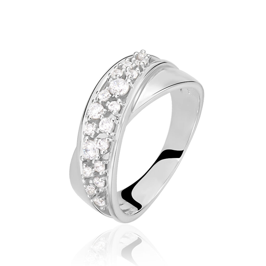 Damenring Silber 925 Zirkonia - Ringe mit Stein Damen | OROVIVO