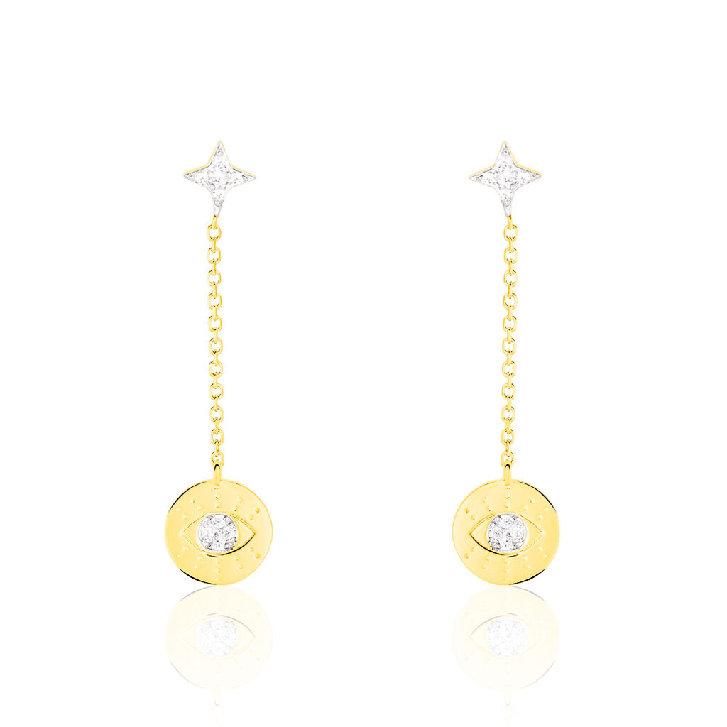 Boucles D'oreilles Or Jaune Yrene - Spannringe Damen | OROVIVO