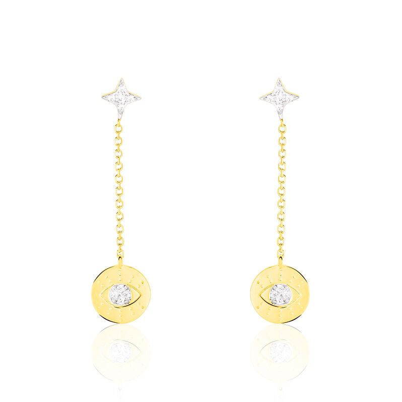 Boucles D'oreilles Or Jaune Yrene - Spannringe Damen | OROVIVO