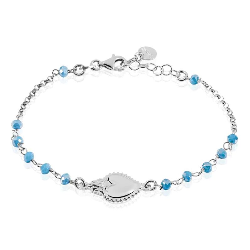 Bracciale Rosario Silver Soul Argento Rodiato Cristallo - Spannringe Damen | OROVIVO