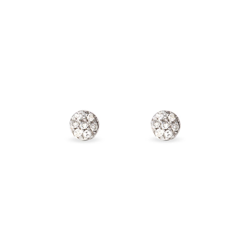 Damen Ohrstecker Weißgold 375 Diamant 0,07ct Teani  - Ohrstecker Damen | OROVIVO