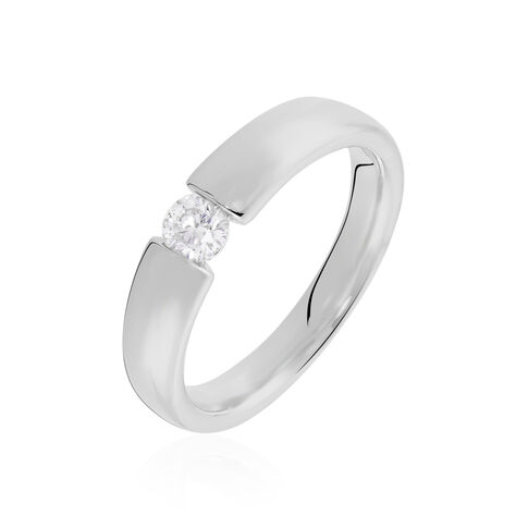 Damen Ring Weißgold 750 Diamant 0,2ct Lisboa  - Verlobungsringe Damen | OROVIVO