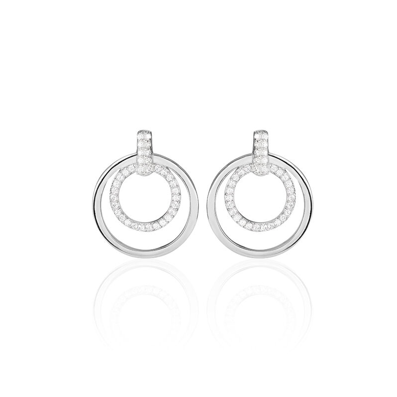 Boucles D'oreilles Silvana Argent - Spannringe Damen | OROVIVO