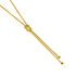 Lysandra Damen Collier Silber vergoldet 925 Knoten B 1,7 mm