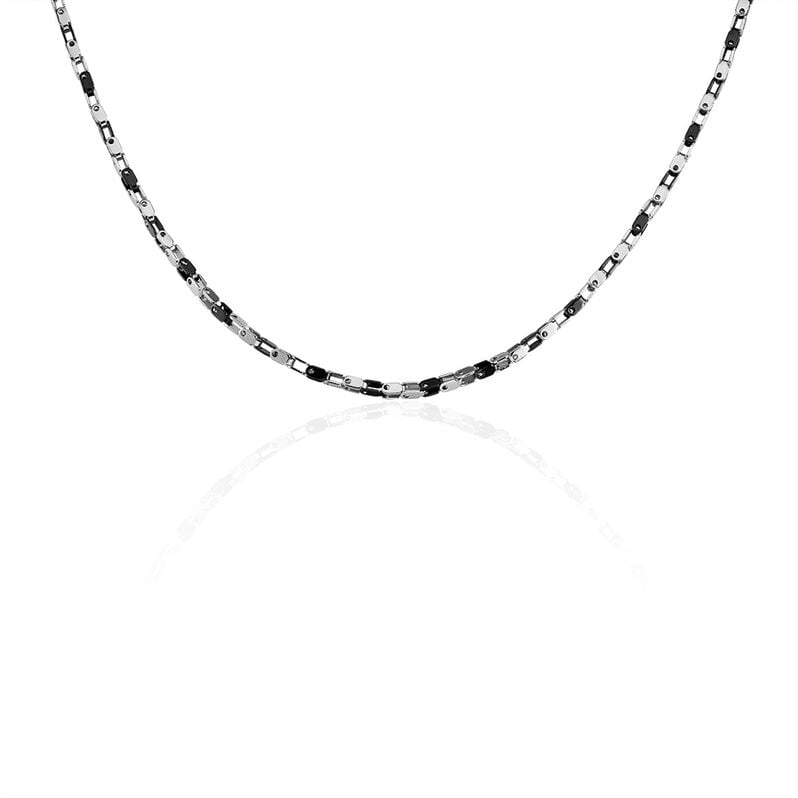 BORISLAV Herren Collier Edelstahl Bicolor B 2,8 mm - Halsketten Herren | OROVIVO