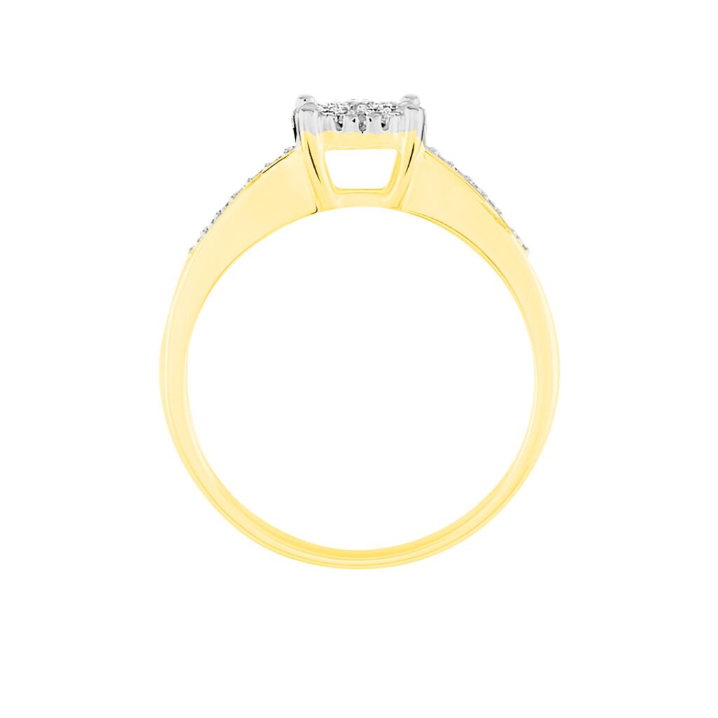 Bague Serena Or Jaune Diamant - Spannringe Damen | OROVIVO
