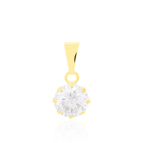 Anhänger Gold 333 Zirkonia Solitär - Schmuckanhänger Damen | OROVIVO