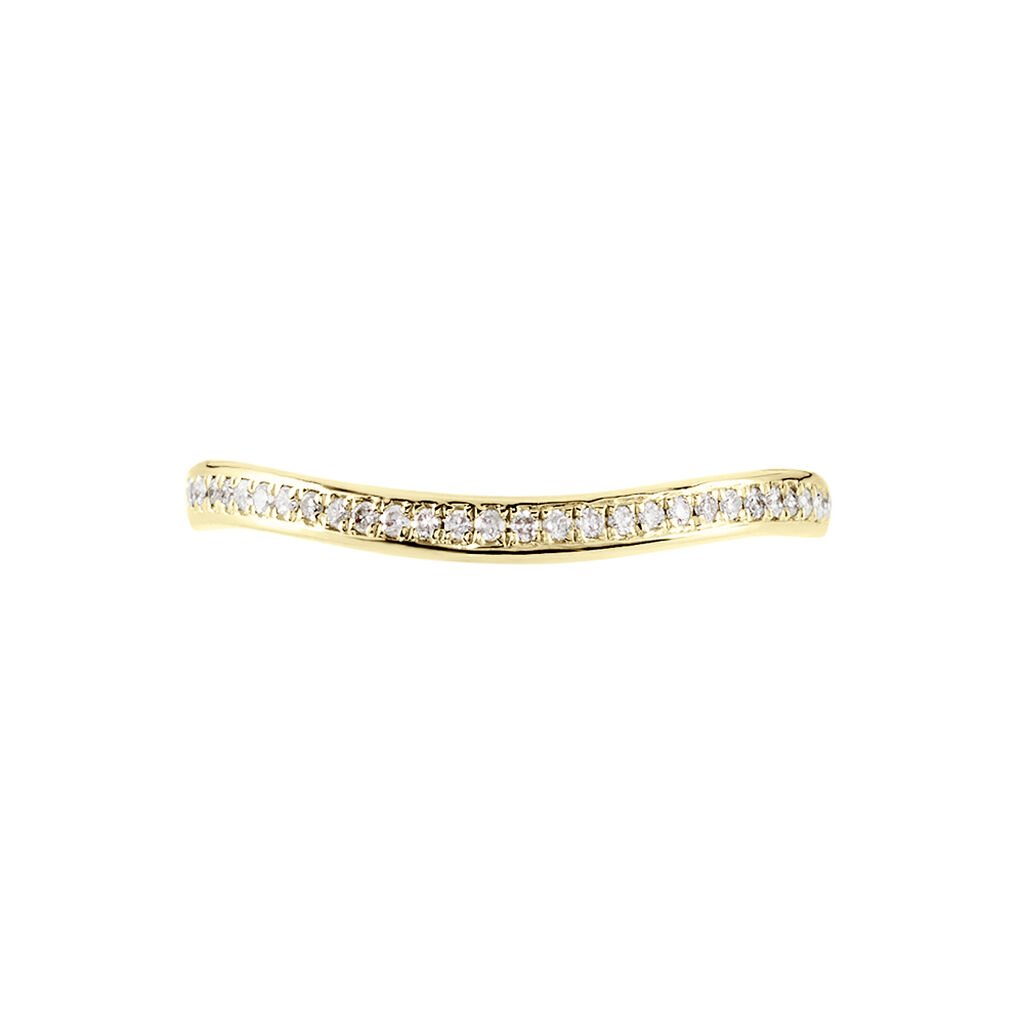 Damen Ring Gold 375 Diamant 0,1ct Memo Magga 2,00mm  - Ringe mit Stein Damen | OROVIVO