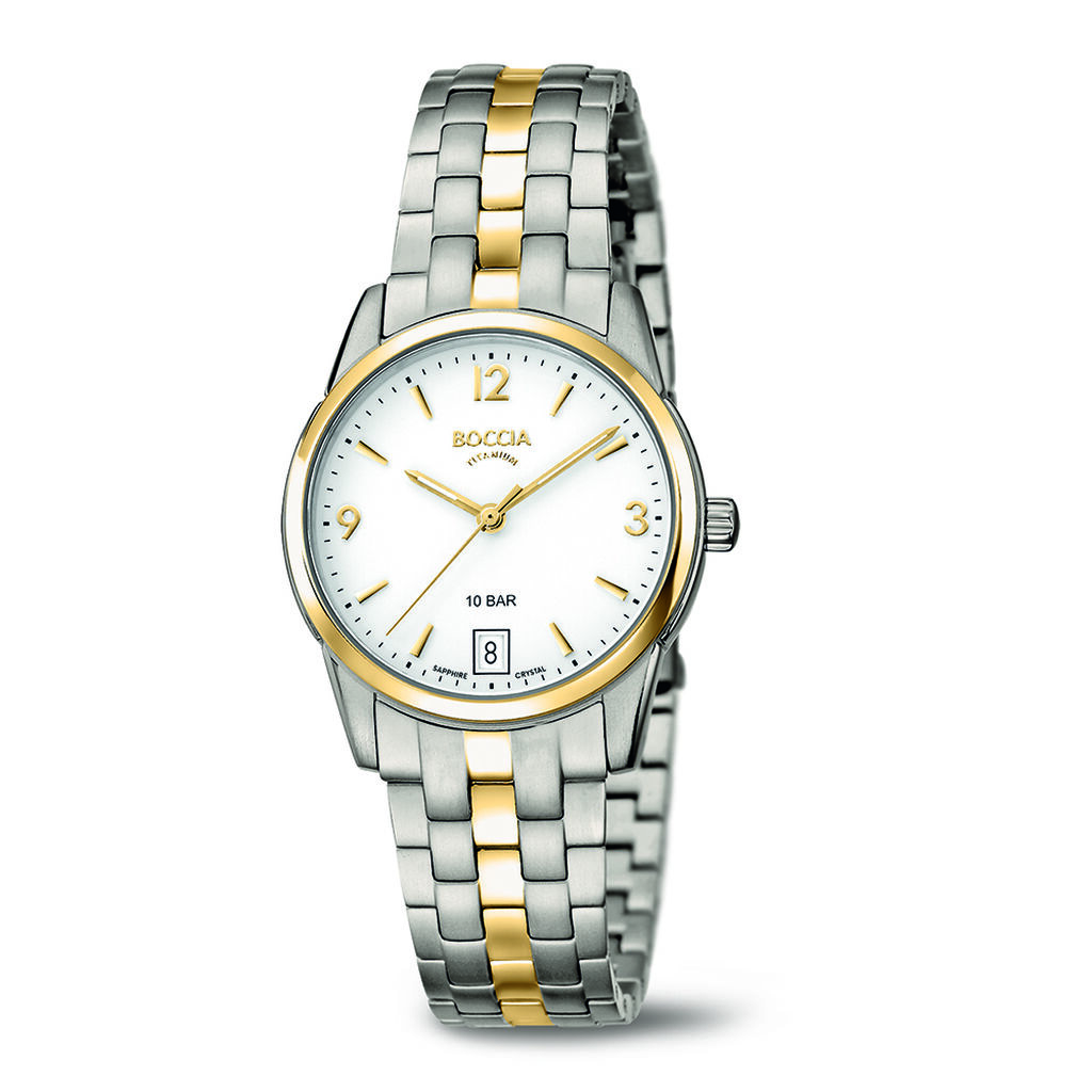 Boccia Damenuhr Titanium 3272-04 Quarz, Uhr ohne Stein