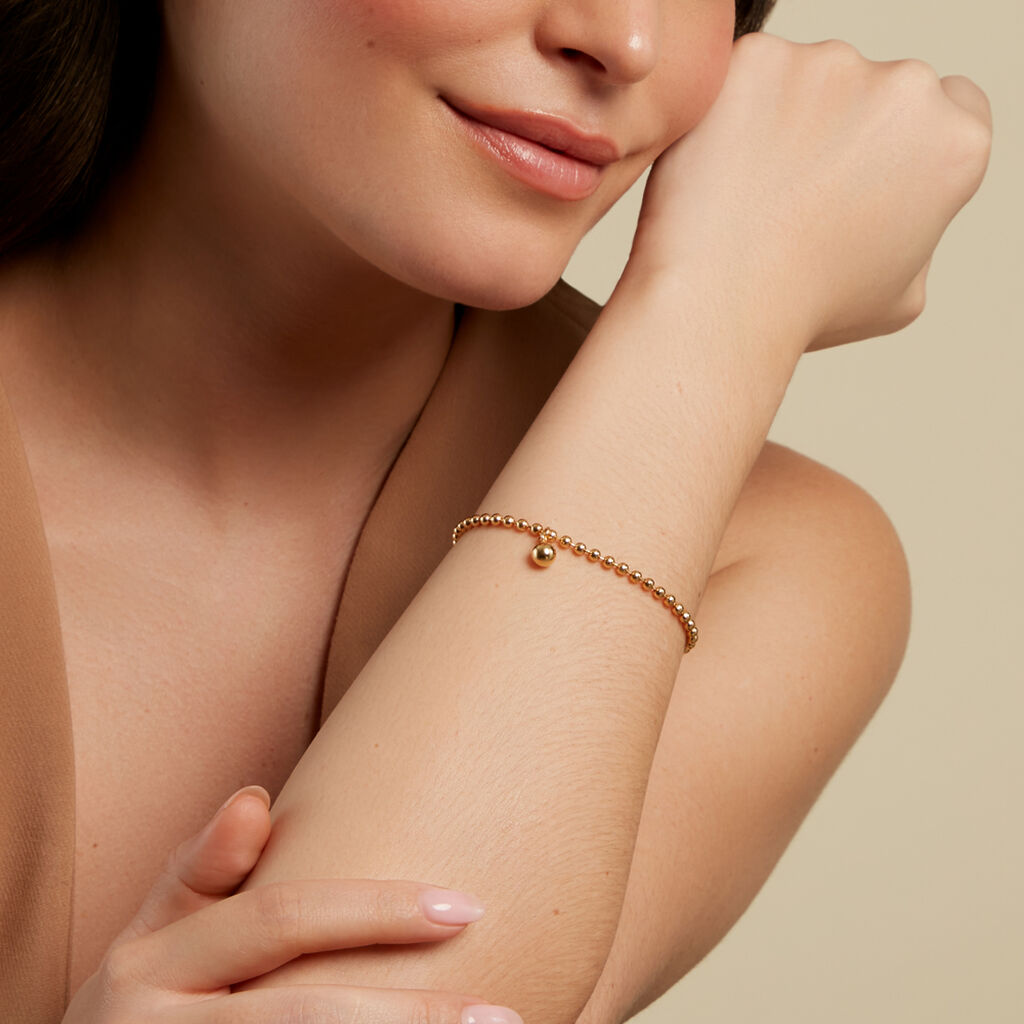 LOTTA Damen Armband Silber vergoldet 925 B 3 mm