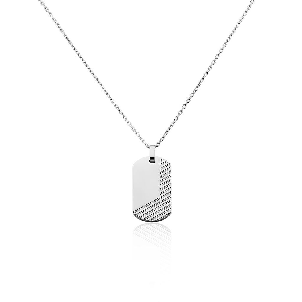 Herren Halskette Edelstahl Dog Tag  - Halsketten Herren | OROVIVO