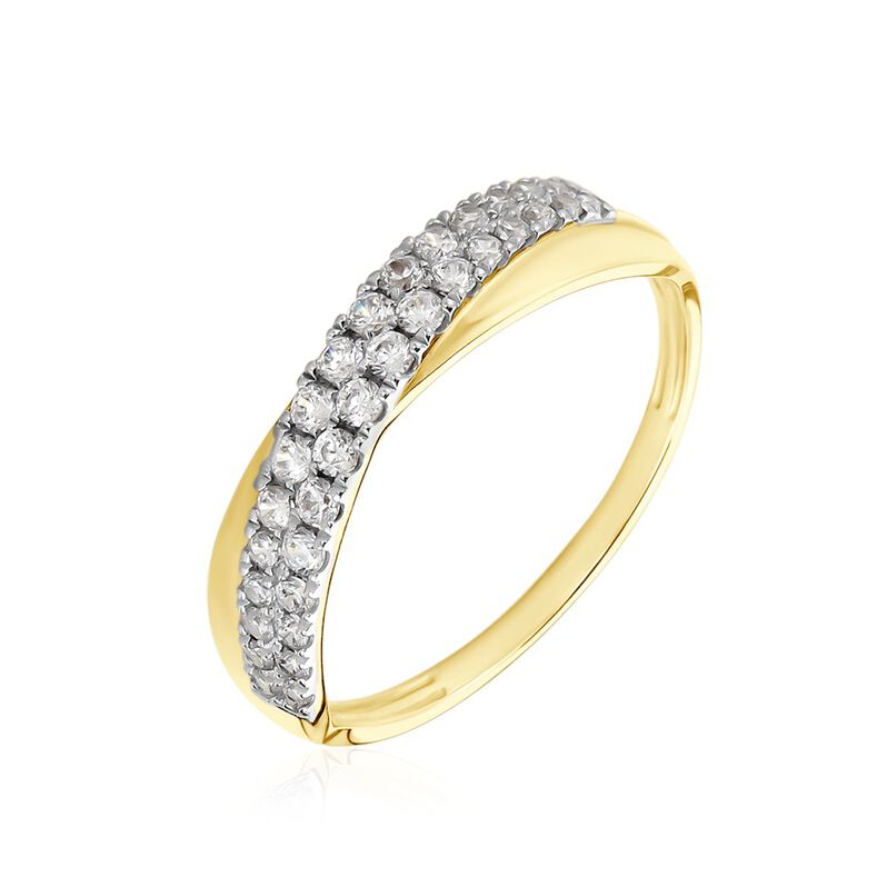 Bague Aglae Or Jaune Oxyde De Zirconium - Spannringe Damen | OROVIVO