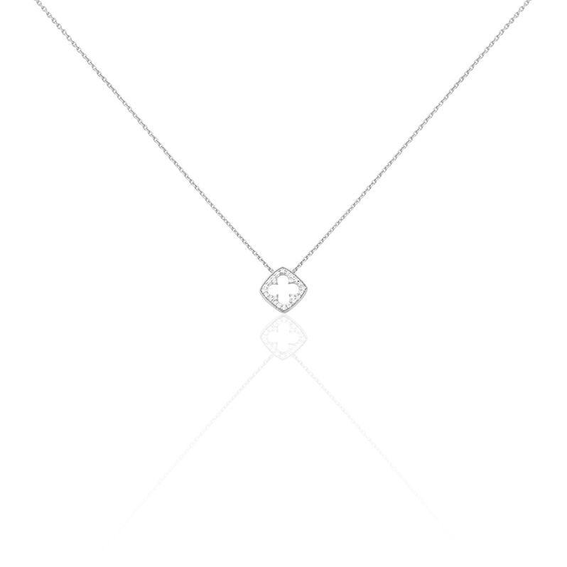 Collier Or Blanc Diamant - Spannringe Damen | OROVIVO