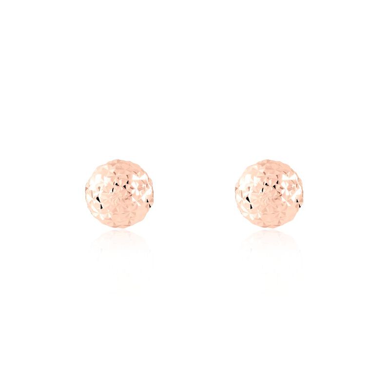 Damen Ohrstecker Roségold 375 Kugel Lina - Ohrstecker Damen | OROVIVO