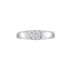 Damen Ring Silber 925 Zirkonia Weiß 1,040 ct B 2,34 mm