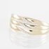 NESIBE Damen Ring Gold 375 (9 Karat) Diamant Weiß 0,02 ct Spiralförmig
