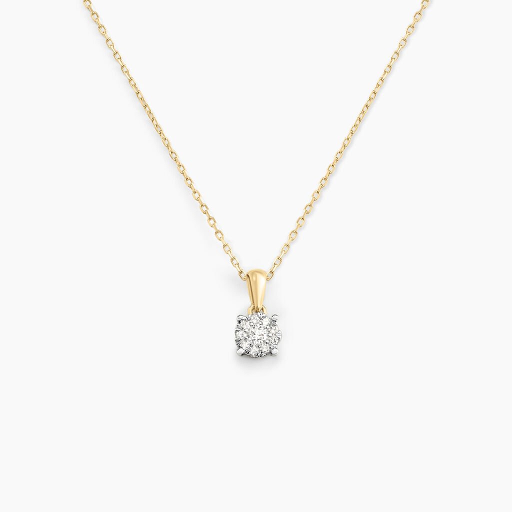 Collier Artemis Or Jaune Diamants - Spannringe Damen | OROVIVO