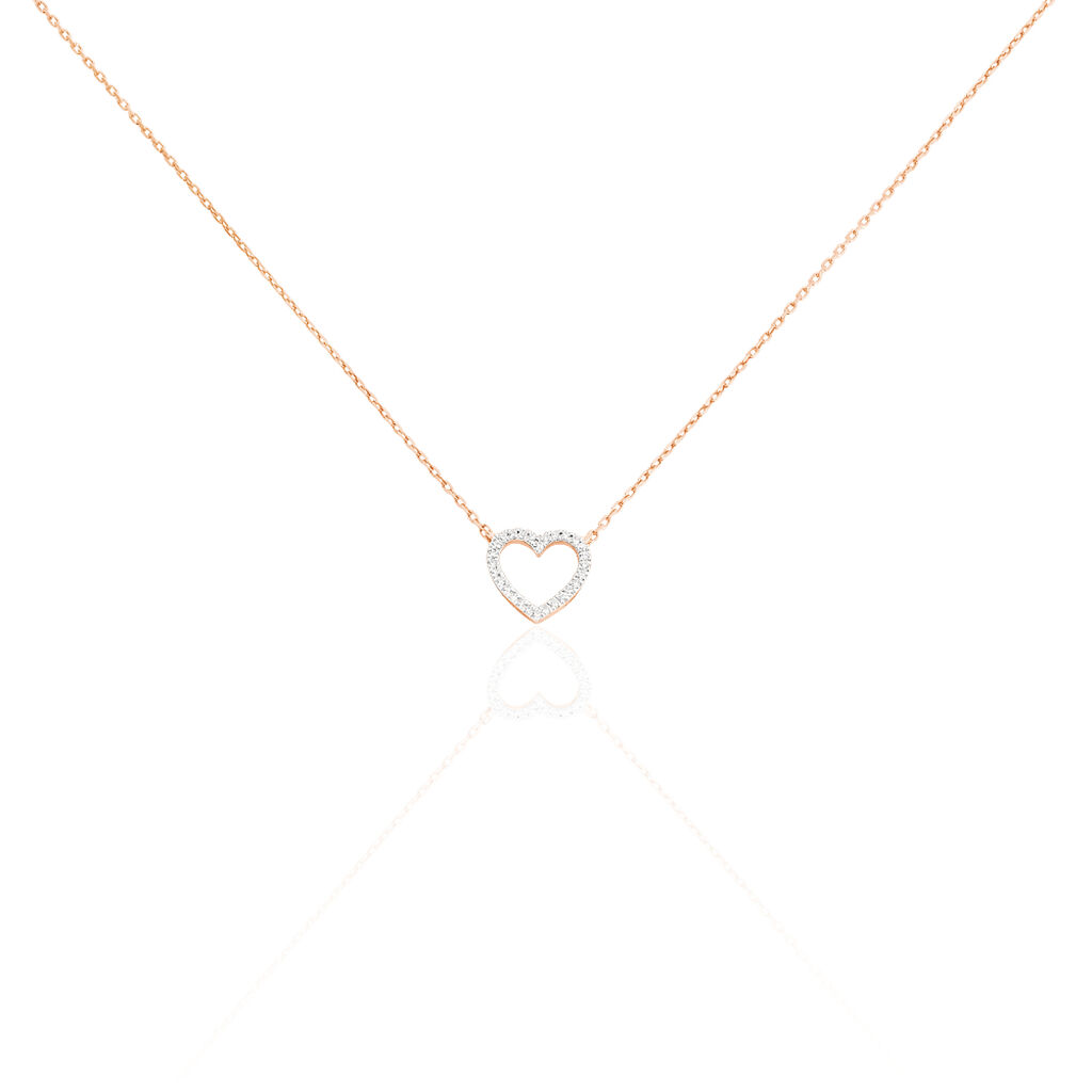 Collier Maude Or Rose Diamant - Spannringe Damen | OROVIVO