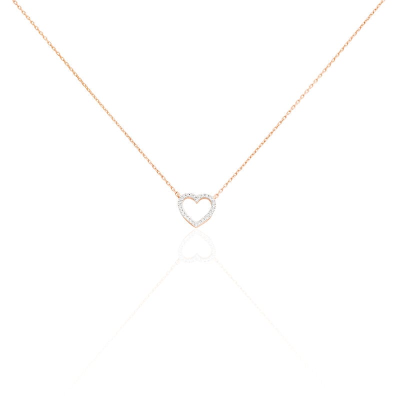 Collier Maude Or Rose Diamant - Spannringe Damen | OROVIVO