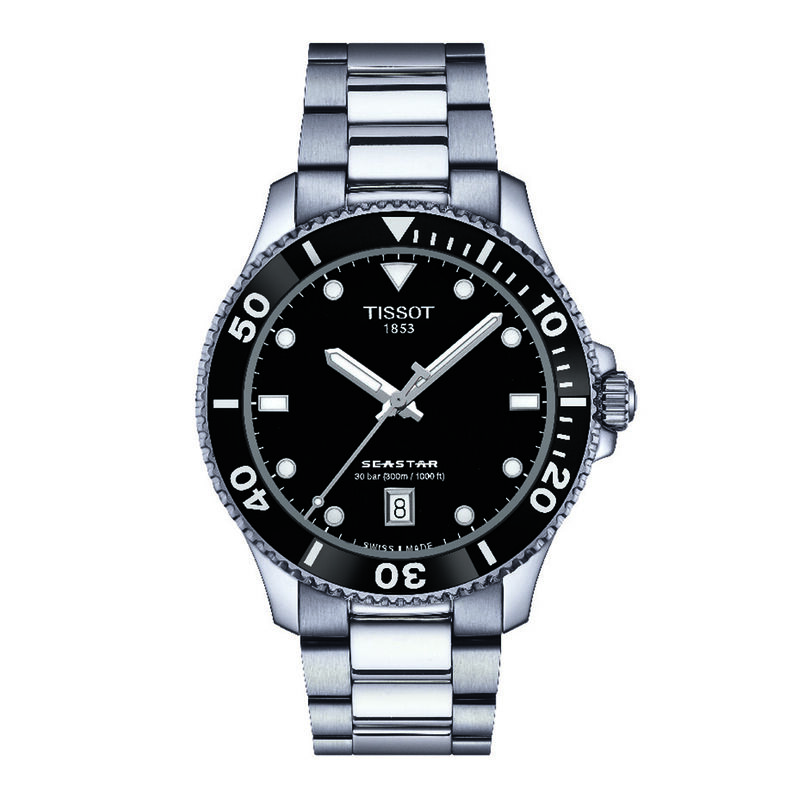 TISSOT Unisexuhr Tissot Seastar T1204101105100 Quarz - Armbanduhren Unisex | OROVIVO