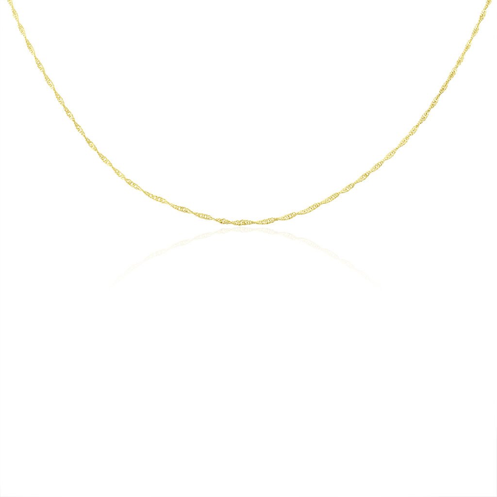 Damen Singapurkette Gold 375  - Halsketten Damen | OROVIVO