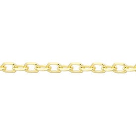 Damen Ankerkette Gold 375 Diamantiert 42cm - Ketten ohne Anhänger Damen | OROVIVO