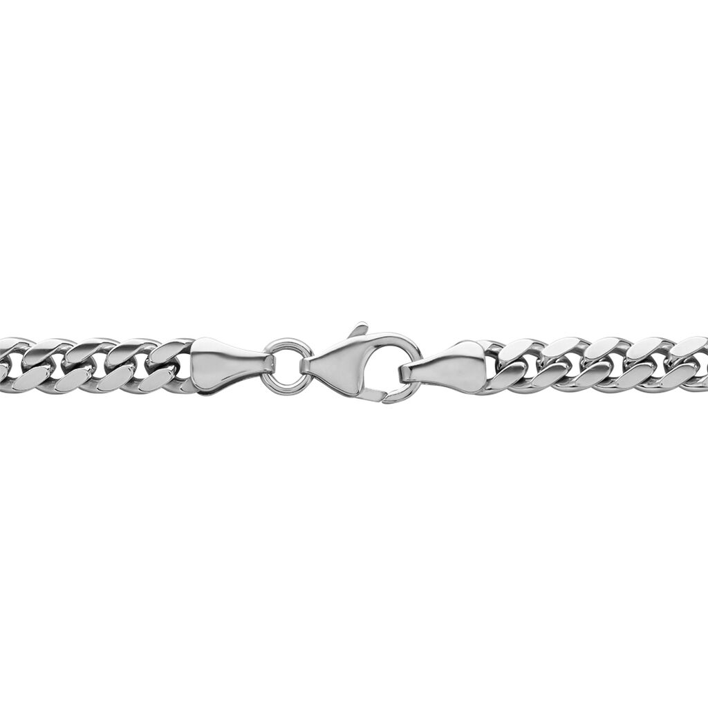 Unisex Armkette Silber Silber 925 Panzer S 5,30mm  - Armketten Unisex | OROVIVO