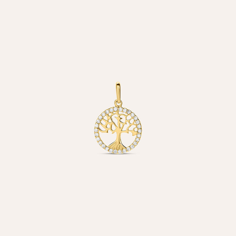 Pendente Poème Oro Giallo Cubic Zirconia - Spannringe Damen | OROVIVO
