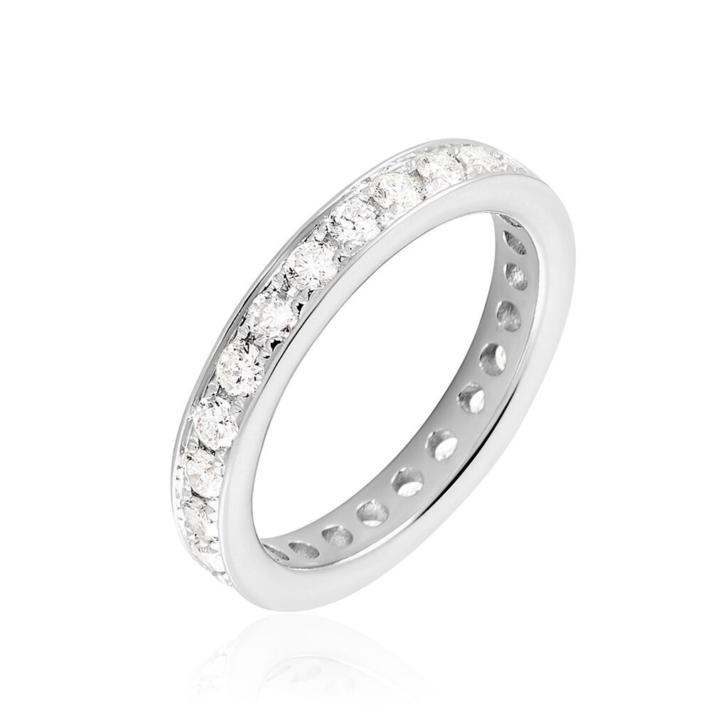  Ring Weißgold 585 Diamant 1,04ct Sue  - Ringe mit Stein Damen | OROVIVO