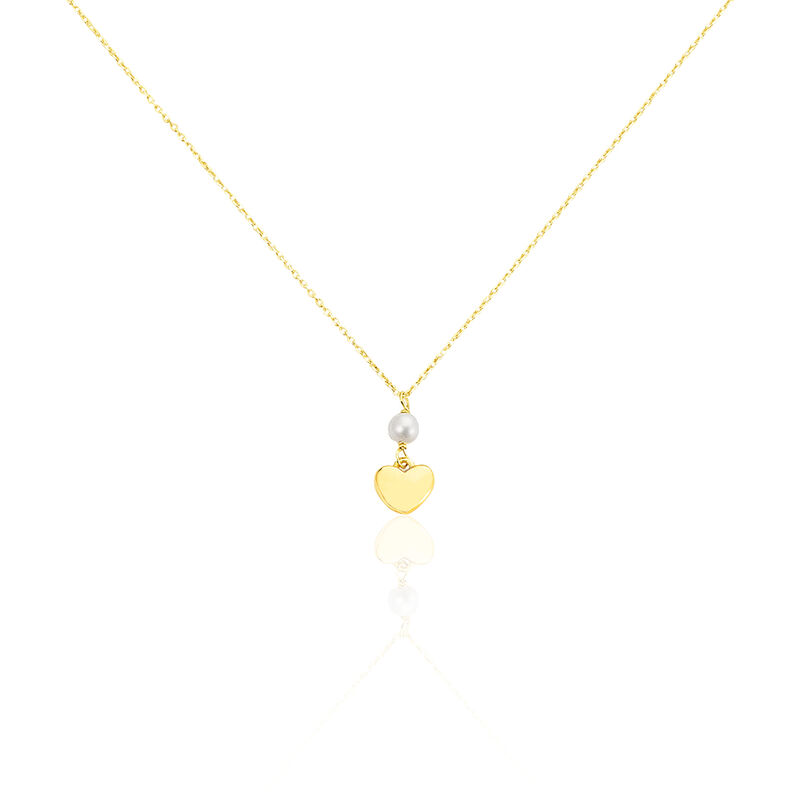 Collier Or Jaune Perle D'imitation - Spannringe Damen | OROVIVO