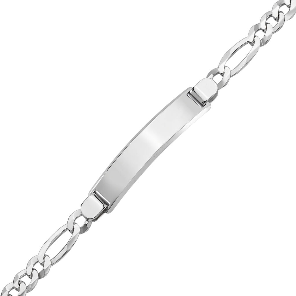 FIGARO S ID Herren ID Armband Silber 925 B 6 mm