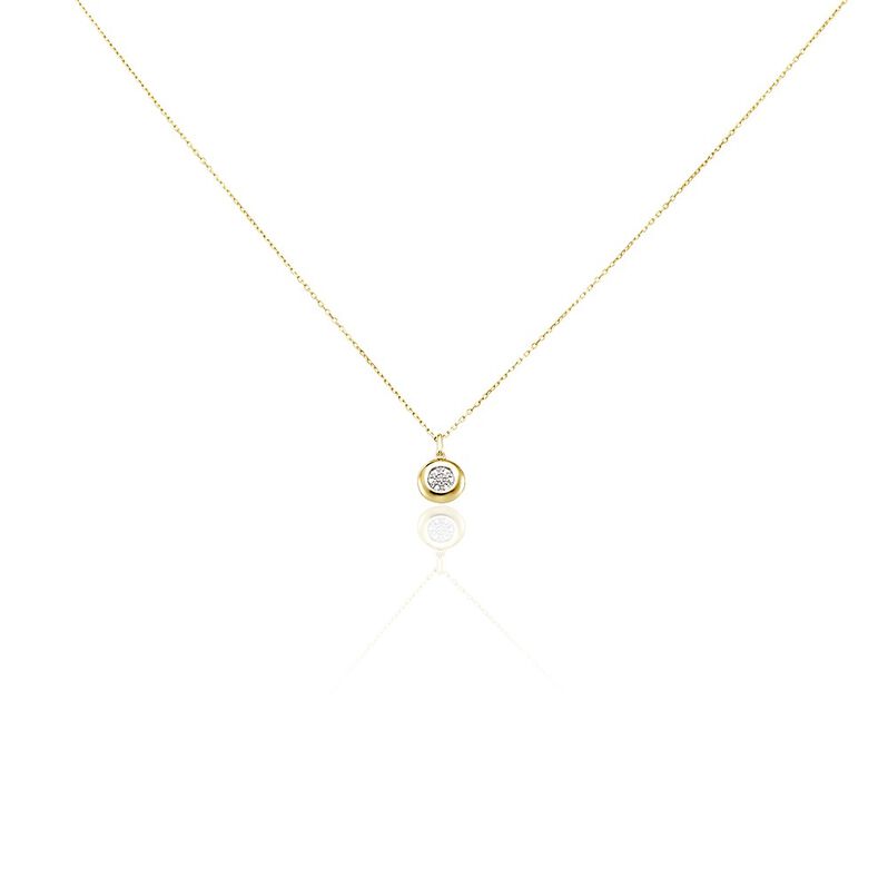 Collier Or Jaune Laurissa Diamants - Spannringe Damen | OROVIVO
