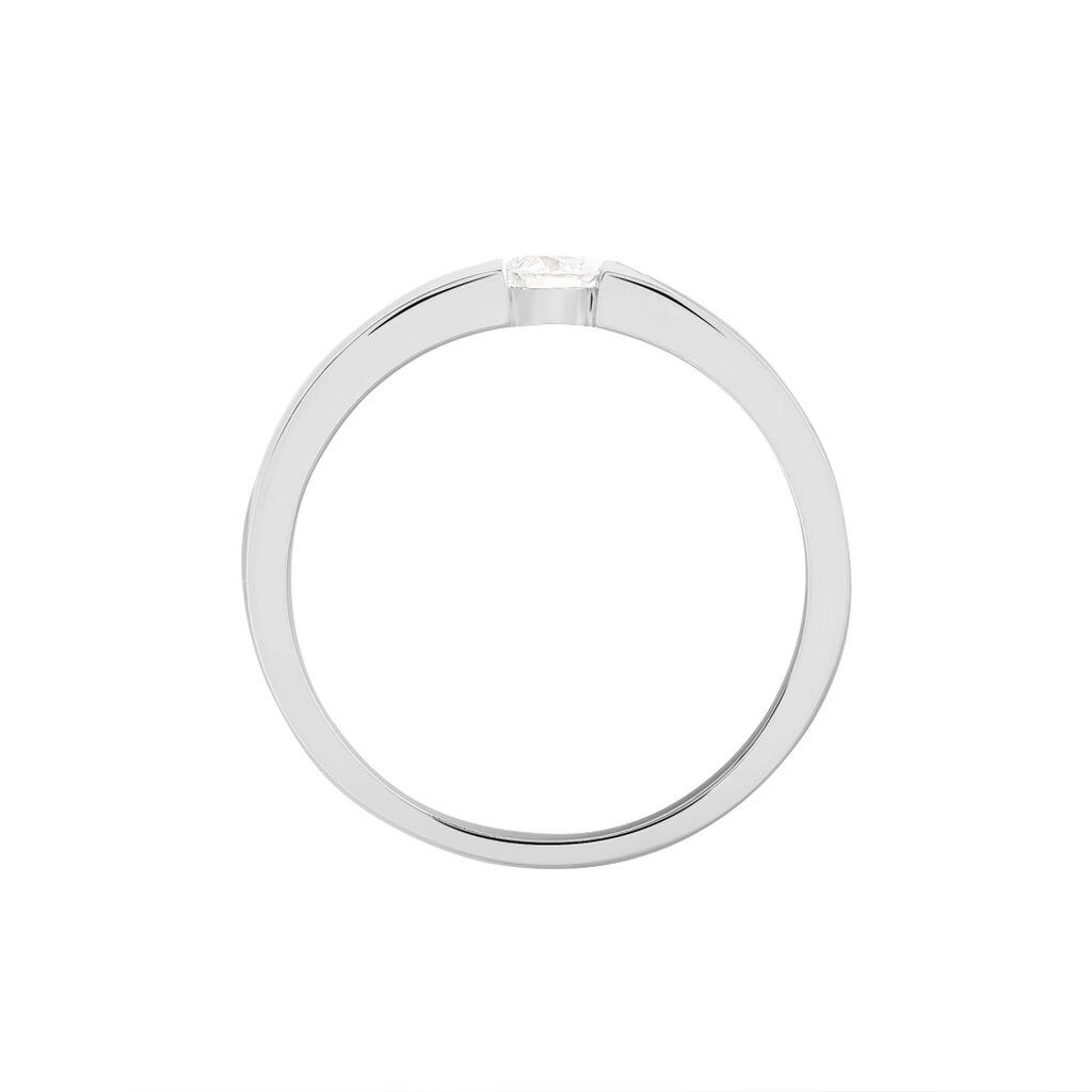 Damen Ring Weißgold 375 Diamant 0,2ct Seville  - Verlobungsringe Damen | OROVIVO