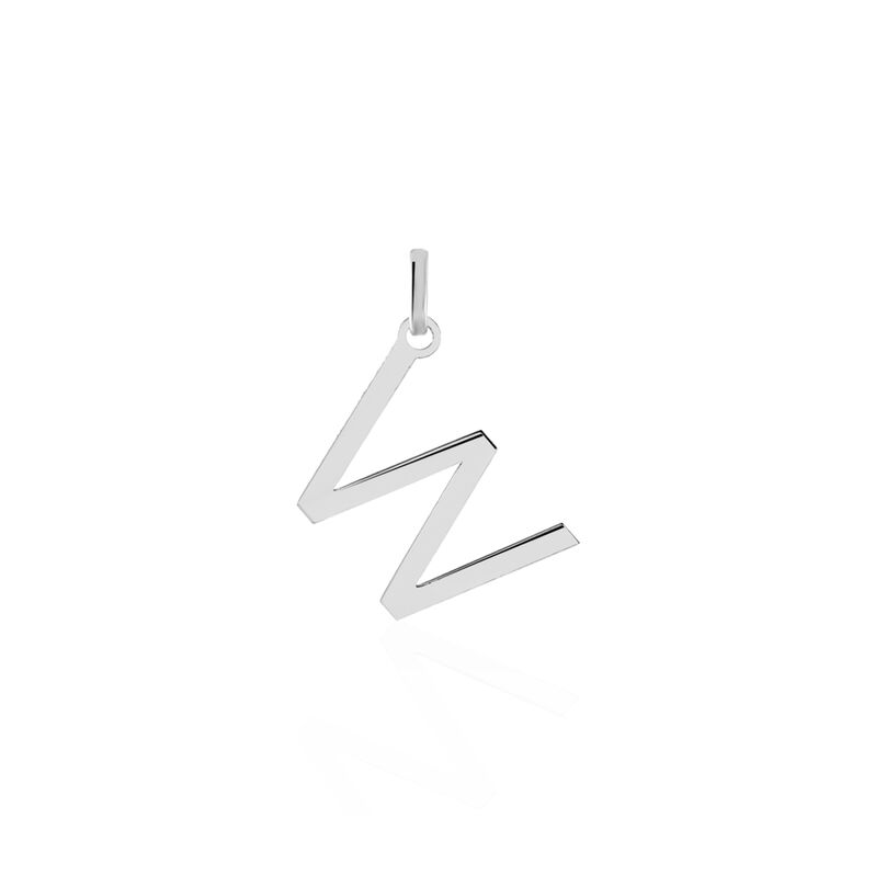 Pendentif Or Weiss  Faviola Lettre W - Spannringe Familie | OROVIVO
