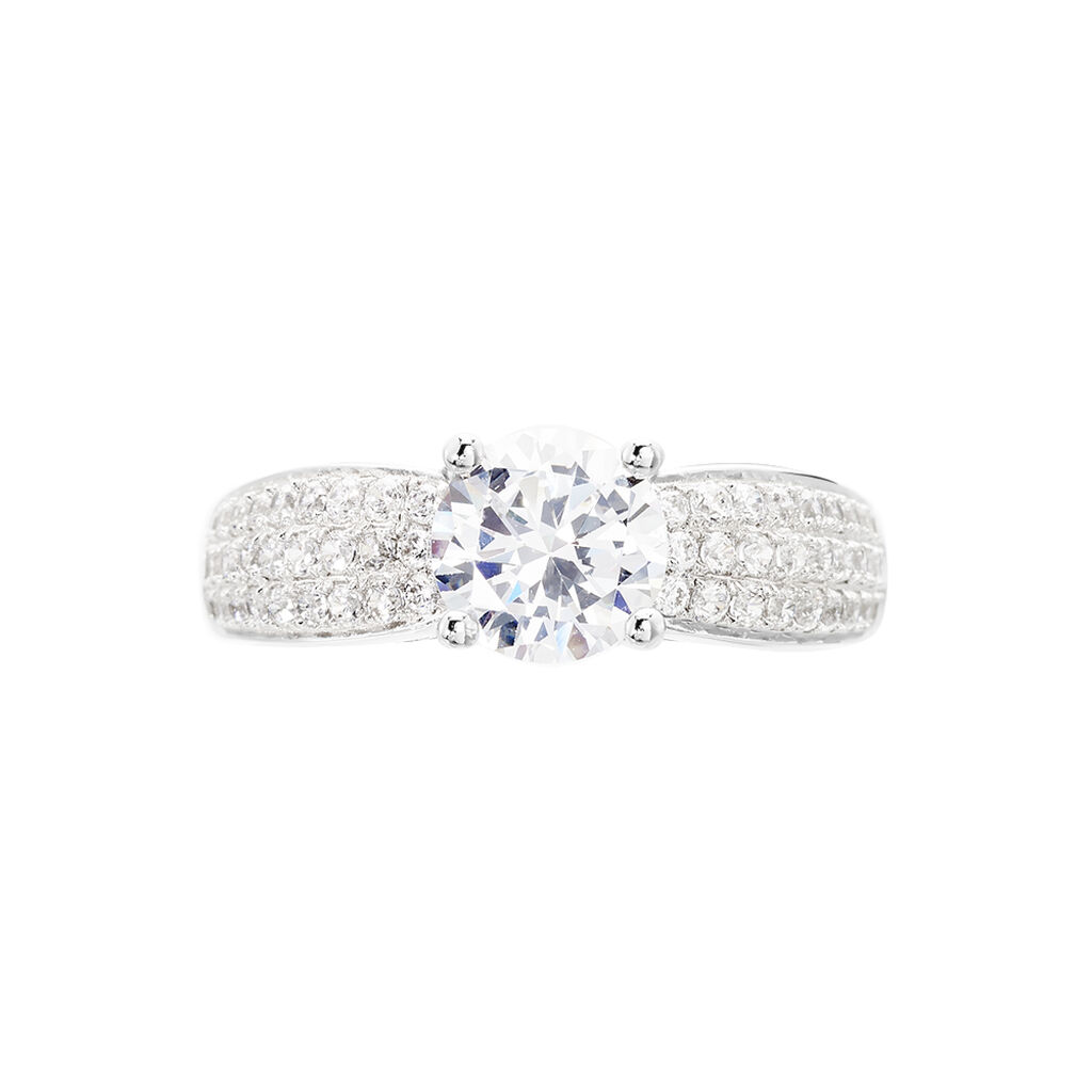 Damen Ring Silber 925 Zirkonia Marilyn  - Verlobungsringe Damen | OROVIVO