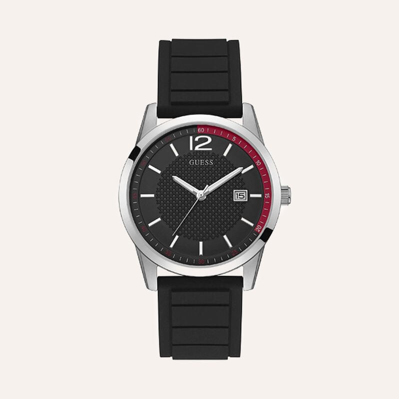 Orologio Uomo Guess Perry quadrante nero W0991G1-RE21 - Spannringe Herren | OROVIVO
