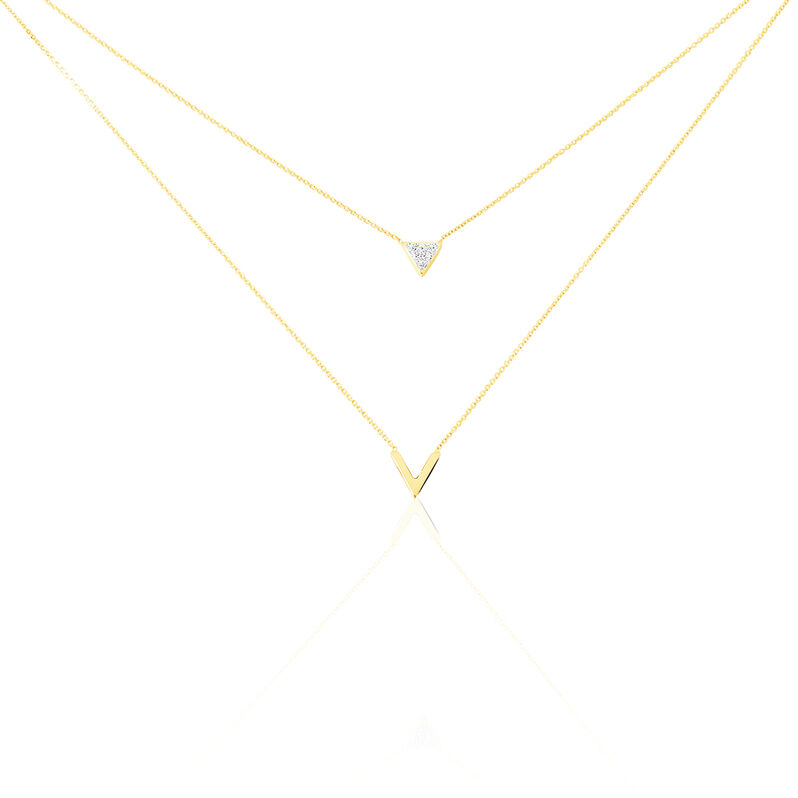 Collier Yora Or Jaune - Spannringe Damen | OROVIVO