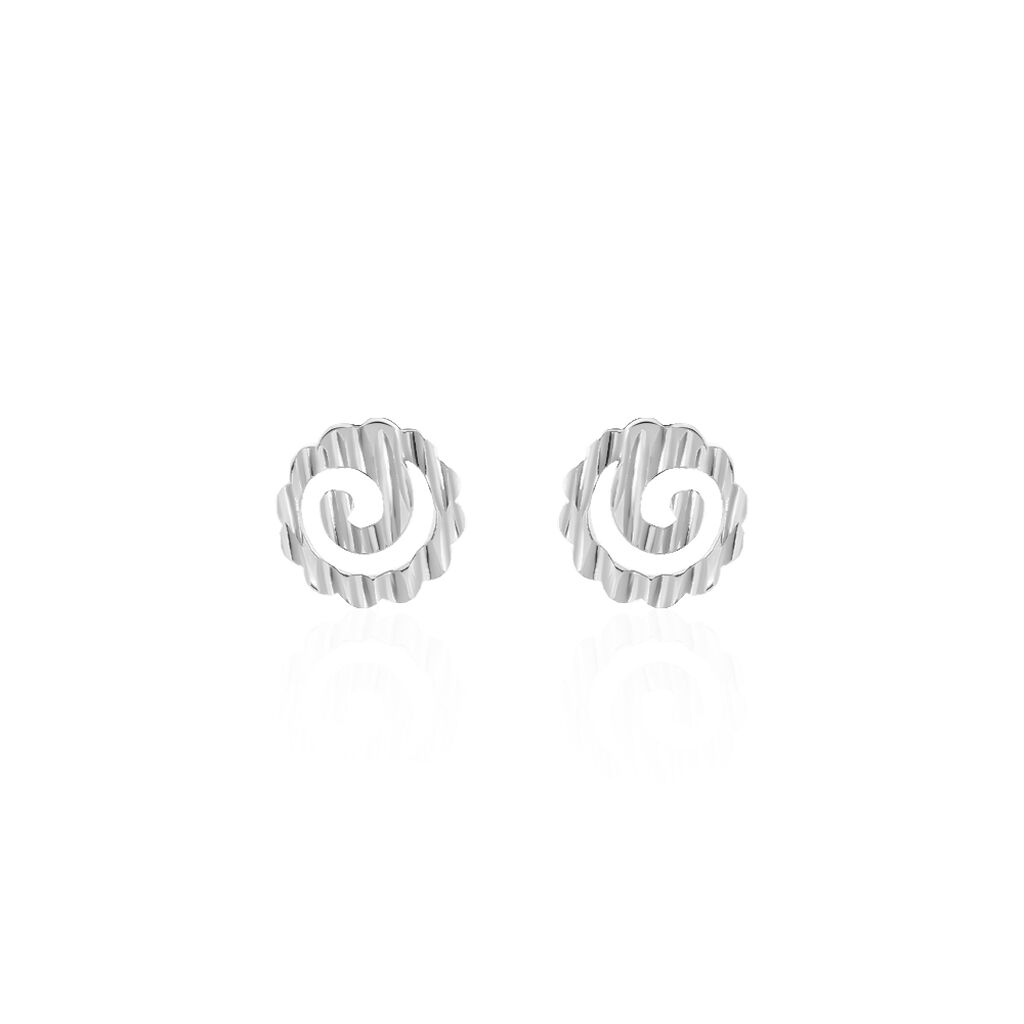 SELIMA Damen Ohrstecker Silber 925 Spirale