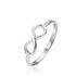 HELSA 1 Damen Ring Silber 925 Unendlichkeit