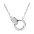 LIMA Damen Collier Silber 925 Zirkonia Wei&szlig; Kreis