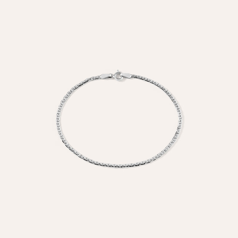 Bracciale Catena Colette Oro Bianco - Spannringe Damen | OROVIVO
