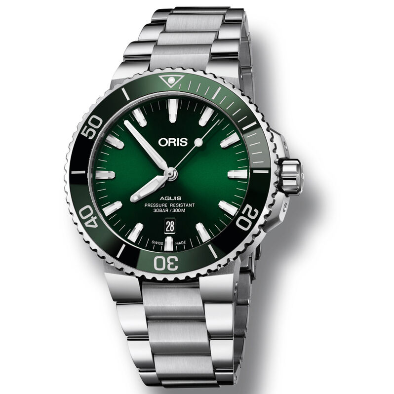 Oris Herrenuhr Diving Aquis Date 01 733 7730 4157-07 8 24 05PEB Automatik - Armbanduhren Herren | OROVIVO