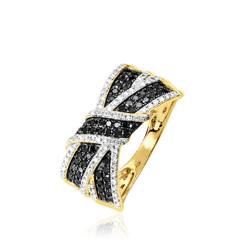 Bague Agnes Or Jaune Diamant - Spannringe Damen | OROVIVO