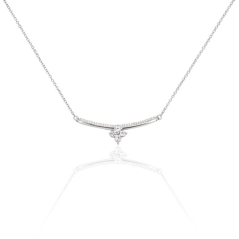 Collier Emilia Argent Barrette Oxydes - Spannringe Damen | OROVIVO