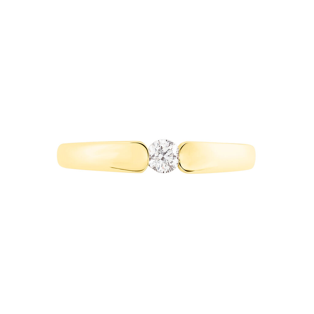 Damen Ring Gold 585 Diamant 0,15ct Sanina  - Ringe mit Stein Damen | OROVIVO