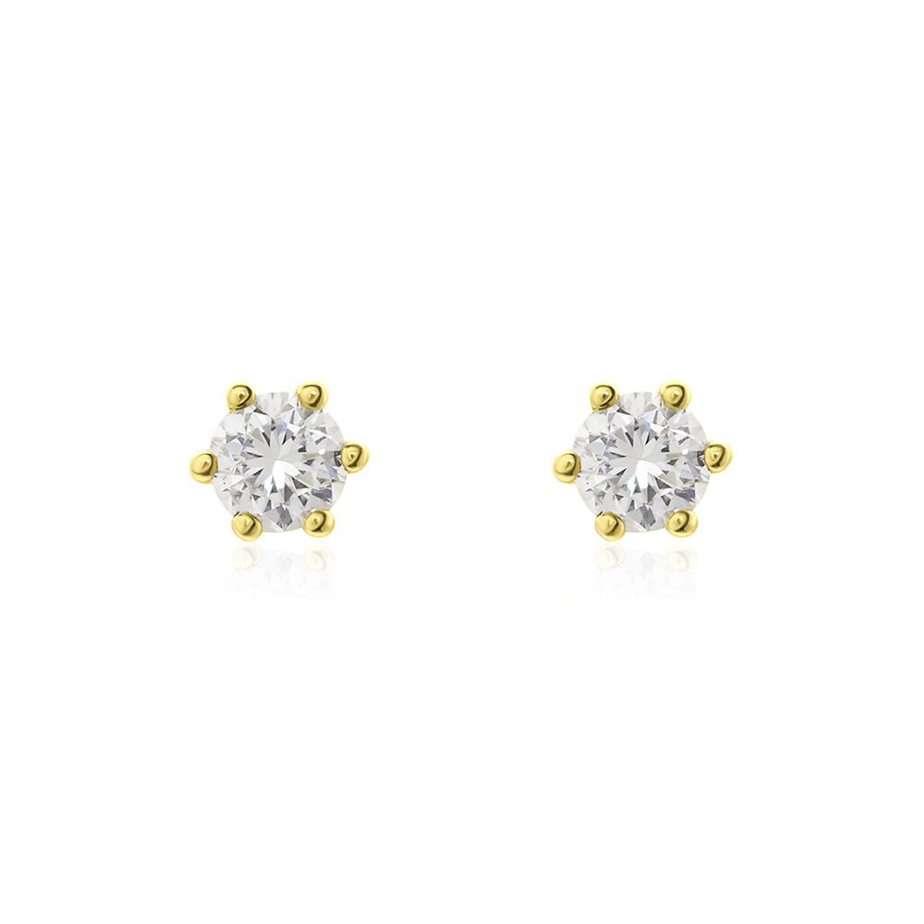 Damen Ohrstecker Gold 750 Diamant 0,26ct Monopoli  - Ohrstecker Damen | OROVIVO
