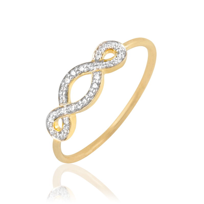 Bague Barnabe Or Jaune Diamant - Spannringe Damen | OROVIVO