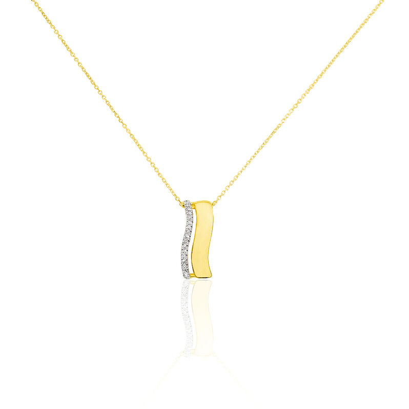 Collier Aylan Or Jaune Diamant - Spannringe Damen | OROVIVO
